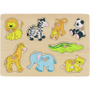 Goki Steckpuzzle Zootiere, 8 Teile