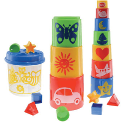 Gowi Steckbox Biene Mit Pyramide - 20tlg