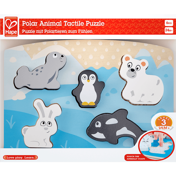 Hape Fühlpuzzle Polartiere 3 Hape Fühlpuzzle Polartiere