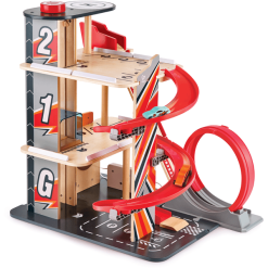 Hape Stunt-Fahrbahn Mit Ladestation