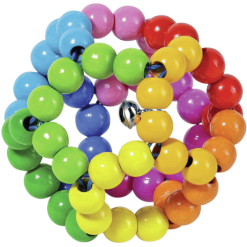 HEIMESS Greifling Elastik Ball Regenbogen
