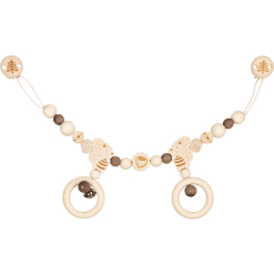 HEIMESS Nature Kinderwagenkette Eichhörnchen Mit Clips