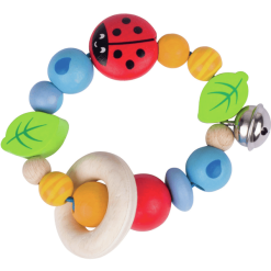 HEIMESS Soft Colors Greifling Elastik Marienkäfer I