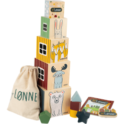 Hej Loenne Holz-Würfelturm