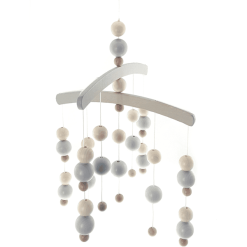 HESS Mobile Kugel, Grau/nature