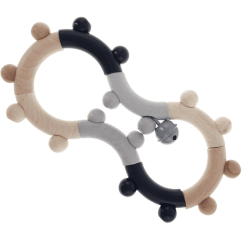 HESS Motorikrassel Acht, Natur Schwarz