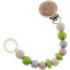 HESS Schnullerkette, Natur Apfelgrün -Kinderspielzeug Geschäft hess schnullerkette natur apfelgruen a334696