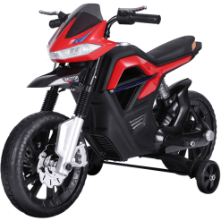 HOMCOM Elektro-Motorrad Für Kinder Rot