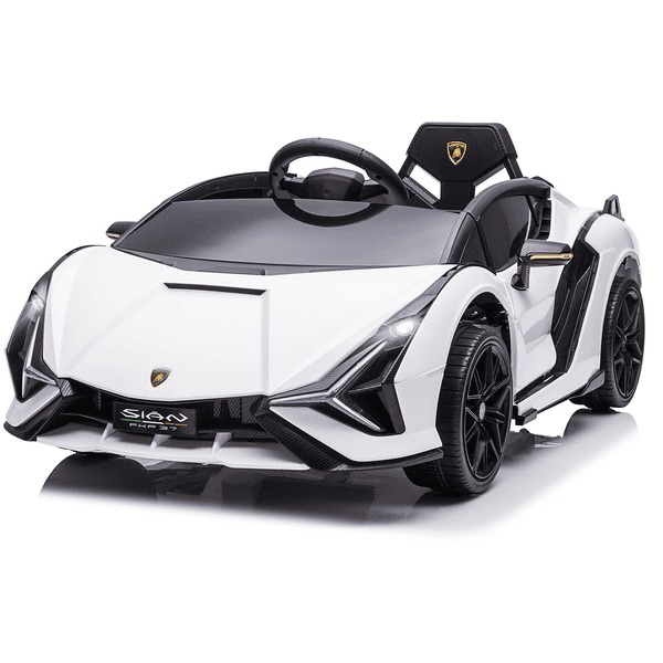 HOMCOM Kinder Elektroauto Mit Fernbedienung Weiß 3 HOMCOM Kinder Elektroauto Mit Fernbedienung Weiß