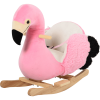HOMCOM Kinder Schaukeltier Als Flamingo Rosa -Kinderspielzeug Geschäft homcom kinder schaukeltier als flamingo rosa a328133