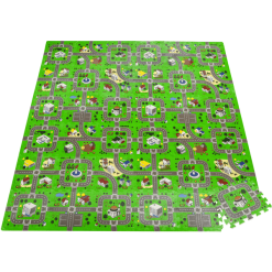 HOMCOM Puzzlematte Mehrfarbig