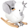 HOMCOM Schaukeltier Als Schwan Weiß, Grau -Kinderspielzeug Geschäft homcom schaukeltier als schwan weiss grau a327506