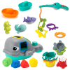 Infantino Deluxe Splish & Splash Badespielset -Kinderspielzeug Geschäft infantino deluxe splish splash badespielset a393323