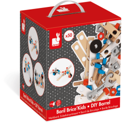 Janod® BRICO'KIDS Werkbank Zubehörsortiment, 50 Teile