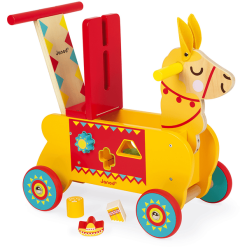 Janod® Laufrad Lama Zum Schieben Mit Sortierspiel
