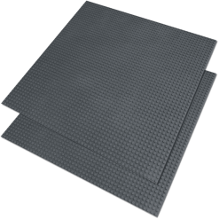 Katara Bauplatte 2er Set 40x40cm / 50x50 Pins Dunkelgrau