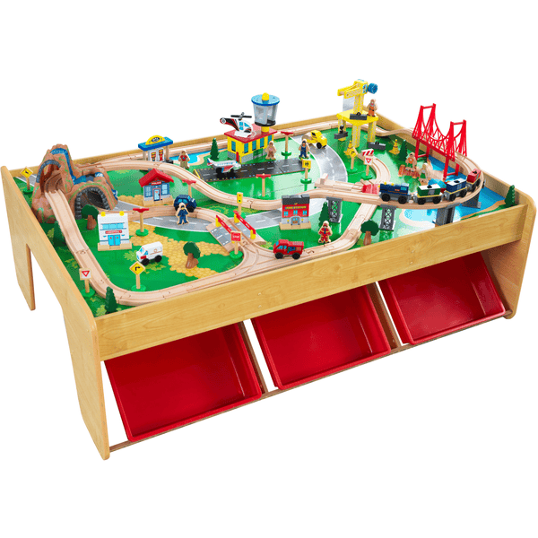 Kidkraft® Wasserfall Eisenbahnset Und Spielplatte Mit Berg 3 Kidkraft® Wasserfall Eisenbahnset Und Spielplatte Mit Berg