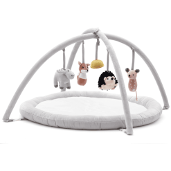 Kids Concept® Babygym EDVIN, Weiß/grau