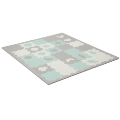 Kinderkraft Kinderrkraft Puzzlematte LUNO SHAPES, Mint
