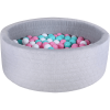 Knorr Toys® Bällebad Soft - "Cosy Geo Grey" - 300 Balls Rose/creme/lightblue Grau -Kinderspielzeug Geschäft knorr toys baellebad soft cosy geo grey 300 balls rose creme lightblue grau a385028