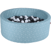 Knorr Toys® Bällebad Soft - "Geo Cube Neo Mint" - 300 Balls Grey/creme Grün -Kinderspielzeug Geschäft knorr toys baellebad soft geo cube neo mint 300 balls grey creme gruen a385018