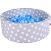 Knorr Toys® Bällebad Soft - "Grey White Stars" - 300 Balls Soft Blue/blue/transparent Grau 2 Knorr Toys® Bällebad Soft - "Grey White Stars" - 300 Balls Soft Blue/blue/transparent Grau -Kinderspielzeug Geschäft knorr toys baellebad soft grey white stars 300 balls soft blue blue transparent grau a385003