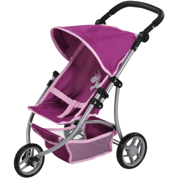 Knorr Toys® Puppenbuggy Jogger Lio - "UMA. Das Einhorn Purple" Rosa 3 Knorr Toys® Puppenbuggy Jogger Lio - "UMA. Das Einhorn Purple" Rosa