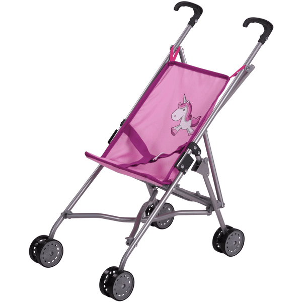 Knorr Toys® Puppenbuggy Sim - Uma Das Einhorn Pink 3 Knorr Toys® Puppenbuggy Sim - Uma Das Einhorn Pink