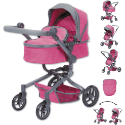 Knorr Toys® Puppenwagen Boonk - "berry" Rosa