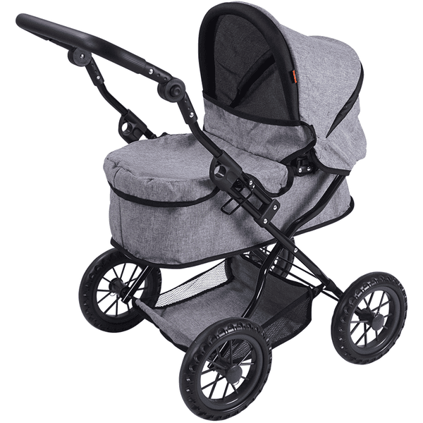 Knorr Toys® Puppenwagen First - "stone Black" Grau 3 Knorr Toys® Puppenwagen First - "stone Black" Grau