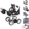 Knorr Toys® Puppenwagen Ruby - "Panda" Schwarz