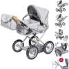 Knorr Toys® Puppenwagen Ruby - "stone Brown" Grau