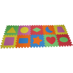 Knorr Toys® Puzzlematten Geo Formen 10 Tlg.