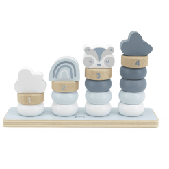 Label Label Label-Label - Kleine Stapelringe - Blau