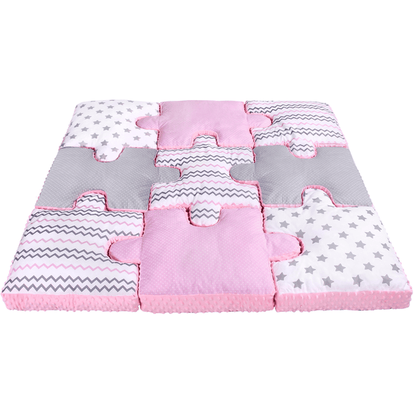LULANDO Puzzle Spielmatte, 9 Elemente, Pink 3 LULANDO Puzzle Spielmatte, 9 Elemente, Pink