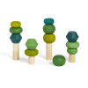 Montessori® Sommer Stapelbäume Grün -Kinderspielzeug Geschäft montessori sommer stapelbaeume gruen a408420