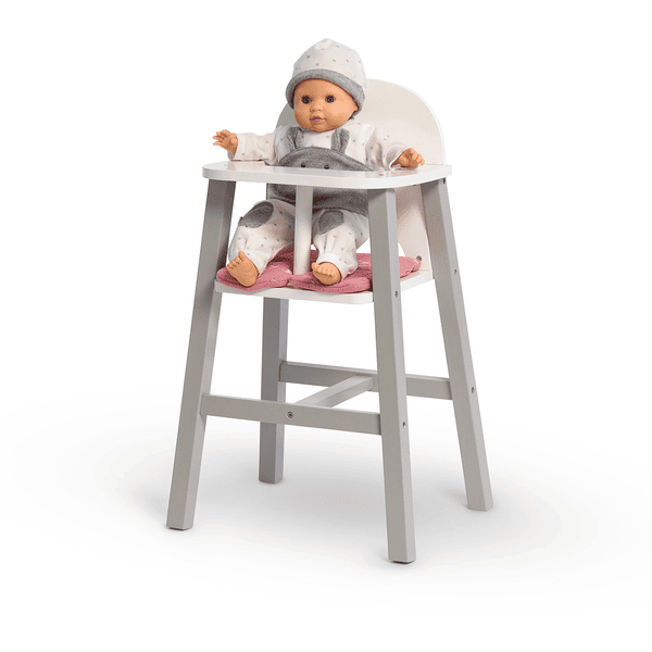 MUSTERKIND® Puppenhochstuhl Viola, Grau/weiß/altrosa 3 MUSTERKIND® Puppenhochstuhl Viola, Grau/weiß/altrosa