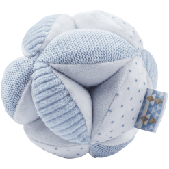 Nattou Lapidou Ball Mit Aktivitäten Blau