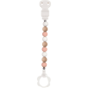 Nattou Schnullerkette Rosa-weiss-beige -Kinderspielzeug Geschäft nattou schnullerkette rosa weiss beige a309541