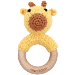 NatureZoo Of Denmark Beißring Inkl. Rassel, Giraffe