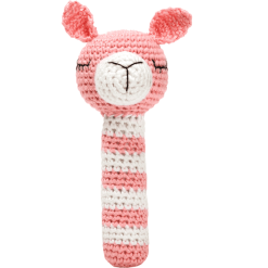 NatureZoo Of Denmark Rasselstab - Dusty Rose Lama