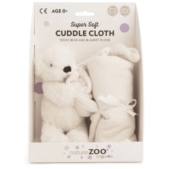 NatureZoo Of Denmark »Super Soft Schmusetuch Eisbär, Weiß«
