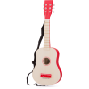 New Classic Toys® New Classic Toys Gitarre - DeLuxe - Natur/Rot -Kinderspielzeug Geschäft new classic toys gitarre deluxe natur rot a300325