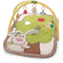 NICI My First NICI - 3-D Activity-Decke Mit Spielkissen Hase Und Eule