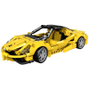 Open Bricks Sports Car Yellow