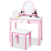 Pinolino Kinderschminktisch Jasmin Inkl. Hocker, Rosa