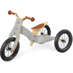 Pinolino Laufdreirad Oskar, Grau/natur