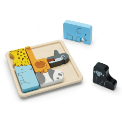 PlanToys Rahmenpuzzle Tiere