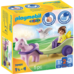 PLAYMOBIL® 1 2 3 Einhornkutsche Mit Fee