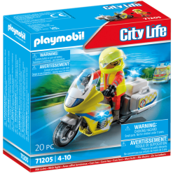 PLAYMOBIL® Notarzt-Motorrad Mit Blinklicht